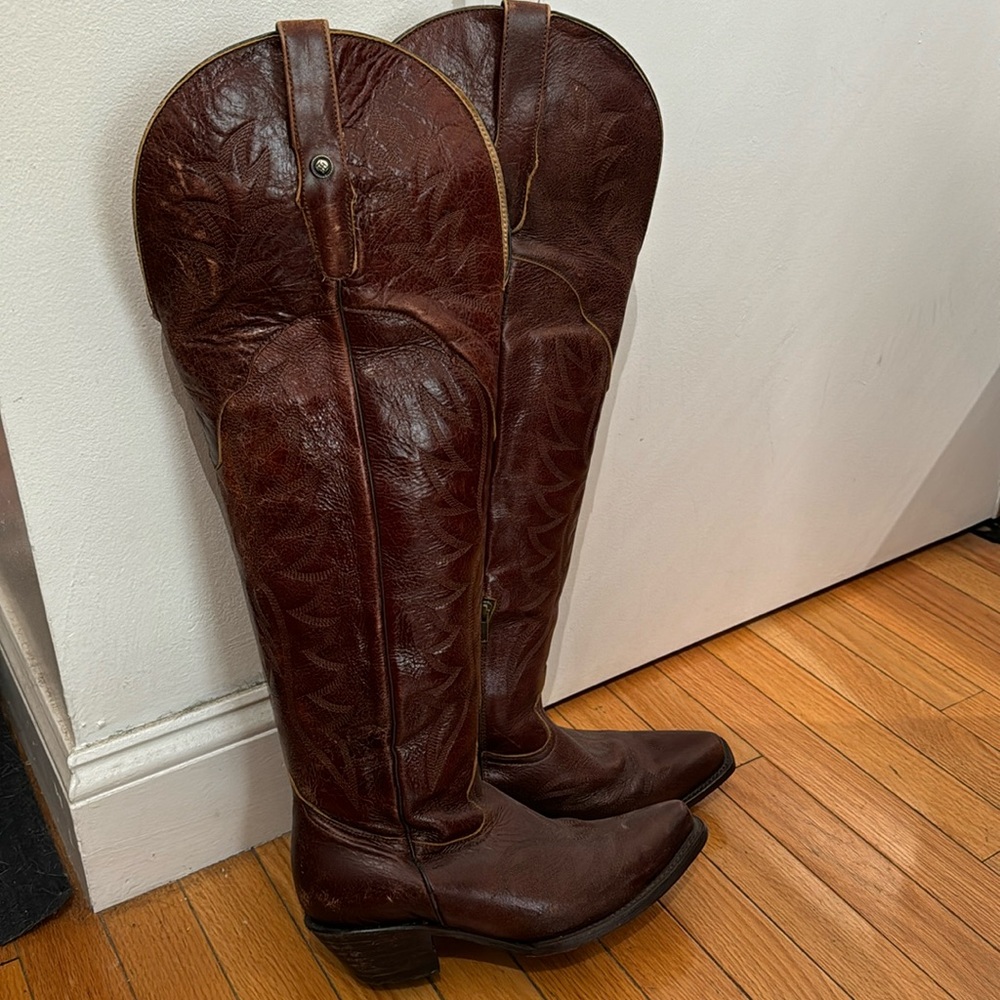 HorseAg Knee-High Cowgirl Boots *Worn Once*